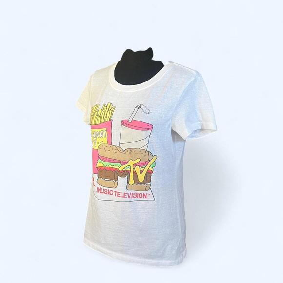 MTV burger and fries graphic tee Size Large - Picture 5 of 6